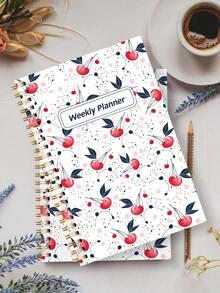 1pc Weekly Planner Back To School Supplies Office Supplies - Notebook - View 2