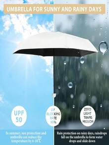 1件裝迷你膠囊傘，便攜式5折陽傘雨傘，防UV遮陽，輕量防風防水口袋傘，膠囊收納設計，適合旅行、通勤、戶外、露營、學生、辦公室，便攜旅行配件，開學季、新年、聖誕禮物 - 彩色 - 查看 8