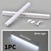 6PCS 20cm/30cm/50cm LED Human Body Sensing Dimming Cabinet Lights, Kitchen Lights, Wall Lights, Night Light, Rechargeable Wall Light, USB Charging, 3-Speed Adjustable Mode, Wireless Night Lights Suitable For Bedrooms, Stairs, Kitchens, Smart Offices, Bedside Reading Lights, Cabinet Lighting, Kitchen Lighting Fixtures - Cabinet Lights - View 15