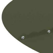 BXUXOHS Pot de jardin adapté anneau arbre plat olive Ø30 / 60 cm acier - A - Voir 7