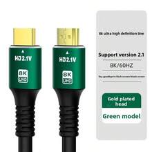 Cáp HD 2.1 dài 2m, hỗ trợ 8K@60Hz, tốc độ 48Gbps, HDR EARC, tương thích với card đồ họa RTX 3080, laptop, PC, TV Box và HDTV. - Xem 6