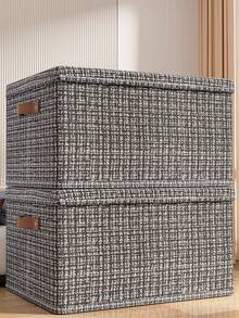 1 hộp đựng đồ bằng vải có thể gấp gọn, hộp đựng quần áo có thể thu gọn, hộp sắp xếp tủ quần áo, giỏ đựng đồ dung tích lớn, hộp đựng chăn ga gối đệm có thể gấp gọn. Đồ dùng gia đình, Lưu trữ & Sắp xếp, Thiết thực - Nhiều màu - Xem 3