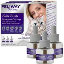 New Cat Calming Refill Pack Of 3 Bottles, 90-Day Long-Lasting Protection, Compatible With Pheromone Dfusers, 48ml - Perfect For Relieving Cat Anxiety Due To  Changes, Travel, And Stress, Easy-To-Use Product - 查看 6