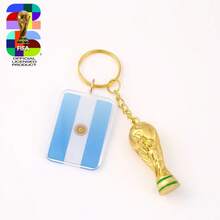 FIFA 1 Móc khóa hình quốc kỳ World Cup, quà tặng tựu trường, được làm từ chất liệu acrylic và hợp kim cao cấp, trong suốt và tinh tế, họa tiết rõ nét và màu sắc tươi sáng, không dễ phai màu, kiểu dáng đơn giản và thời trang với khóa kim loại chắc chắn cho độ bền cao, nhẹ và nhỏ gọn dễ mang theo. - Nhiều màu - Xem 4