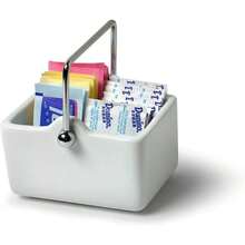 Diversified Pantry Works Sugar Sweetener Packet Holder, Sugar Packet Basket, Coffee Accessories Restaurants Homes, Tea Bag Holder Coffee Station Organizer - Default - 查看 2