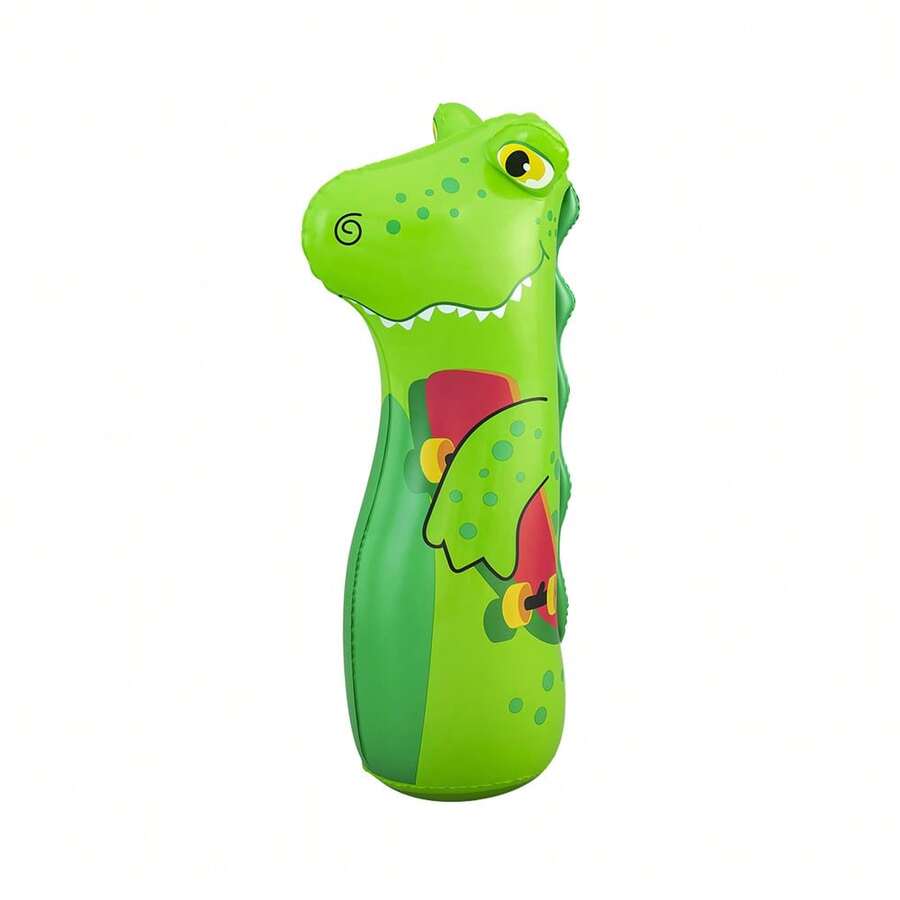 Costal De Box Inflable Punching Bag Infantil - Verde - Ver 1