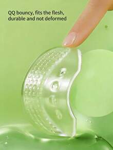 Soft Silicone Anti-Friction Heel Cushion Pads, Suitable For Women's High Heels, Women's Shoes, Men's Sneakers, Men's Dress Shoes, Daily Wear, Back To School, Women's Boots Accessory, Outdoor, Sports, Travel, Home, Office, School, Holiday Gifts - A-transparent - View 7