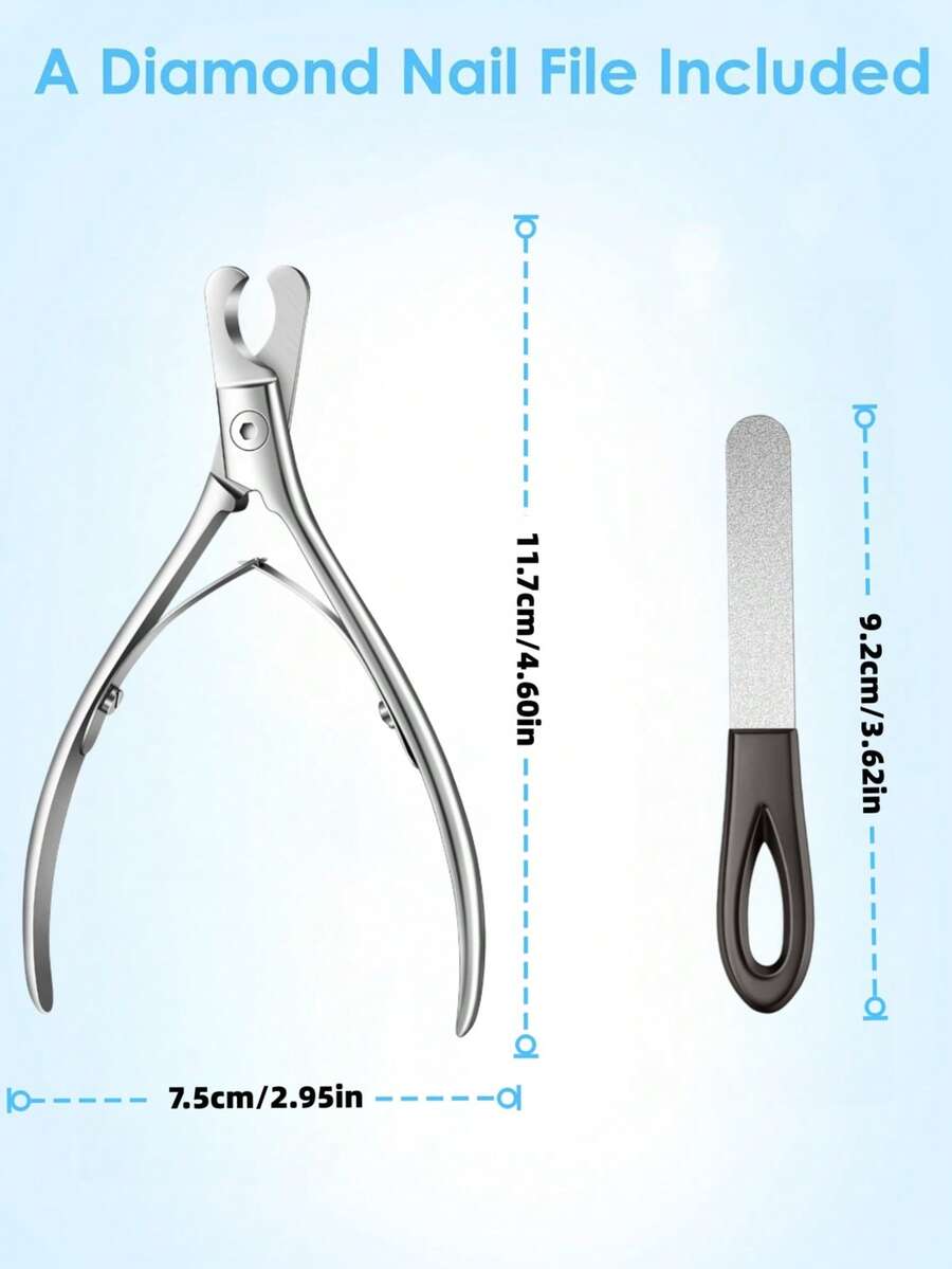 Heavy Duty Wide Opening Dog Nail Clippers Suitable For Large Dogs, Butter-Like Cutting, Professional Grade Sharp Blades For All Thick Pet Nails