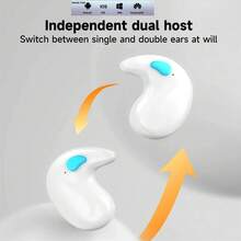 New Mini Wireless Earbuds With Noise Cancellation, Suitable For Sports, Gaming, Sleep, Bluetooth, Hi-Fi Stereo Music Headphones - Multicolor - View 2