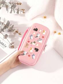 1 pieza Funda protectora con diseño de gato de dibujos animados lindos para Nintendo Switch2 (2025), aplicable a Switch2, Switch NS/Switch OLED/Lite, accesorios de Switch, bolsa de almacenamiento, funda protectora de Switch, regalo romántico para jugadores de Switch - Multicolor - Ver 25