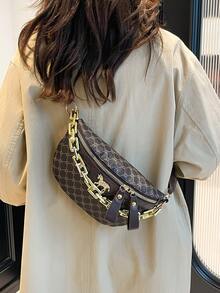 Bolso de pecho, bolso de cintura, bolso cruzado con correa de hombro única y de alta calidad, moda 2026 para mujeres - Multicolor - Ver 7