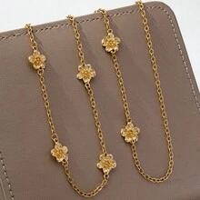 1 Elegant Bohemian-Style Gold Metal Waist Chain, Adorned With Floral Patterns - Adjustable Design, Suitable For Beach Vacations And Everyday Wear, Perfect For Pairing With Bikinis, Beach Outings, And Casual Outfits, A Beach Accessory - 金黃色 - 查看 2