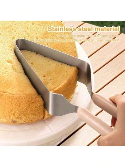 1pac Cake Cutter, Stainless Steel Cake Knife And Server With Double Handle, Adjustable Cake Slicer For Cake Server, Pie Server, Cake Cutting Set For Wedding