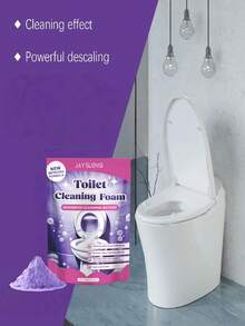 Polvo de limpieza para inodoro Jaysuing, limpiador de baño para manchas y olores, polvo de limpieza de inodoro con fragancia para uso doméstico - En polvo - Ver 8