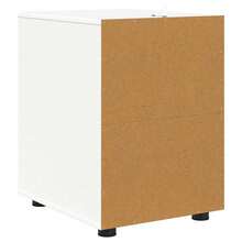 Storage Cabinet White 40 X 48 X 57 Cm Engineered Wood - White - View 8