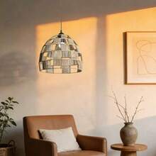 1个多功能灯罩，适用于各种场景和灯具类型，乡村风格，复古设计 - 半圓形 - 查看 2