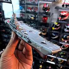 航空母舰模型组装，青少年收藏级桌面装饰品，办公桌配件，办公用品，办公配件 - 拼裝航母一個 - 查看 7