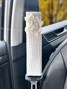 1pc Butterfly Seat Belt Shoulder Pad, Soft & Comfortable Car Safety Belt Cover - Shoulder Pads - View 8