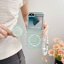 1pc Women's Phone Case, Protective Cover, Foldable Phone Case, Magnetic Phone Case, Bling Phone Case, Compatible With Samsung Galaxy Z Flip 7, Compatible With Galaxy Z Flip 6/Galaxy Z Flip 5/Galaxy Z Flip 7FE, Fashionable Cover Made Of High-Quality Material, Perfect For Gifting Or Personal Use, Compatible With Huawei Foldable Phone Cases Pura X, Nova FLIP'S, P50, Pocket2 - Multicolor - View 13