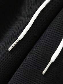 1 Stück Herren American Basketball Shorts, leichte, luftige Sommer-Sporthose, atmungsaktiv und schnelltrocknend, lässige knielange Shorts - Rot - Übersicht 4
