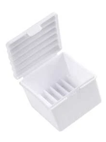 1pc Nail Brush Washing Box, Nail Dappen Cup, Multifunctional Nails Brush Acrylic Liquid Powder Sequin Removal Cleaning Plastic Cleaner Case With Lid,2-In-1 Nail Cleaning Box For Pen Washing And Holder - Multicolor - View 9