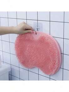 Silicone Shower Foot Scrubber Mat Silicone Shower Foot Brush Pad Wall Mounted Feet And Back Scrubber Massage Pad With Suction Cups For Women Men Exfoliating, Non Slip Suction Cups,Foot Care Tools,Nail Art Tools,Body Care Tools,Shower Foot & Back Scrubber Mat Hands Free Foot Massager Mat With Non-Slip Suction Cup - Multicolor - View 12