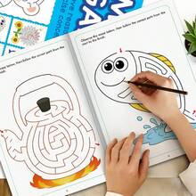 专注力训练和思维发展益智迷宫——适用于铅笔和蜡笔，有助于提高书写专注力并培养思维技能。这款迷宫系列兼具趣味性和互动性，是理想的礼物之选。 - 彩色 - 查看 7