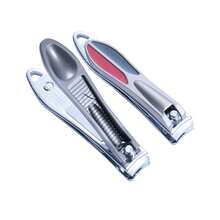 Folding Portable Classic Nail Clipper, Household Manicure Tool - Light Grey - View 4