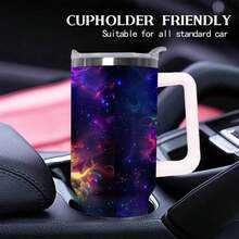 1 40-Ounce Stainless Steel Cup With Handle, Stainless Steel Insulated Cup, Rust-Proof Stainless Steel Ensures Durability, School Water Bottle, The Gateway To Space Travel, Ideal Gift For Fitness Enthusiasts, Travel Insulated Cup, School Water Bottle, Modern Cup, Stylish Drinkware, High-Quality Steel, Premium Drinkware, Handle Tumbler, Gift Idea, Office Worker. Durable Stainless Steel Water Bottle With Detachable Cup For Daily Use, Water Bottle Coffee Bar Essentials |     Perfect Grandpa Grandma & Best Friend Gifts,Camping Essentials,Graduation 2026,Cups With Lids And Straw,Termo De Agua,Gifts For Women,Termo Para Café Caliente,Gifts For Men,40 Oz Tumbler - 白色 - 查看 5