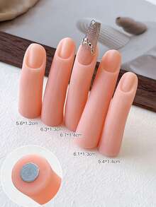 Silicone Magnetic Nail Practice Finger Model Tray Manicure Tool Set - Suitable For Home And Nail Salon - Multicolor - View 5