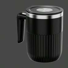 Electric Stirring Mug, Temperature Display Magnetic Electric Coffee Cup Milkshake Cup, Tea Cup Tumbler, Portable Rechargeable Coffee Cup Insulated Mug - View 6