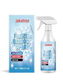 JAKEHOE Avfrostningsspray för islåda, kylskåp, ismaskin, bilfönster, kranar, avfrostning och rengöring av flera ändamål - Flytande - Visa 3