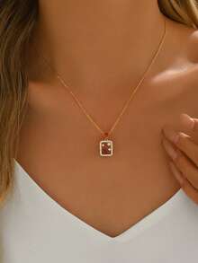 S925 Sterling Silver Perfume Bottle Pendant Necklace | Versatile Daily Wear | Gift For Mom, Wife, Girlfriend On Birthday/Anniversary/Valentine's Day - Multicolor - View 2