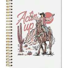 1 Pc 5.8 X 8.3 Inch 82 Sheets/164 Pages Country Cowboy Style A5 Notebook, Diary, Memo Pad, Office & School Supplies, Student Use - Country Cowboy - View 9