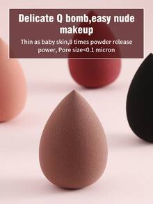 5/3/1pcs Makeup Sponge, Suitable For Cream And Powder Concealer, Powder Application Tool, Cosmetics, Affordable, Room Decor, Vanity, Travel, Bedroom, Makeup Accessories, Powder Puff, Makeup Sponge, Makeup Sponge, Affordable, Christmas Gift, Cosmetics, Makeup Tools, Cheap Gift, Gift, Women Gift, Christmas Gift - Nhiều màu - Xem 4
