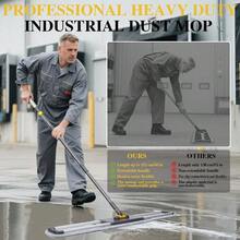 Masthome 36 Commercial Mop With 3 Microfiber Pads Pedal Spin Mop And Bucket With Wringer Set And 3 Mop Pads - Home Office Suitable - mặc định - Xem 3