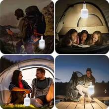 2 piezas Luz nocturna recargable por USB, 3 modos, con función de batería portátil y linterna, adecuada para el hogar, dormitorio, estudio, iluminación de emergencia para camping, luz nocturna para dormitorio - Paquete de 2 - Ver 6