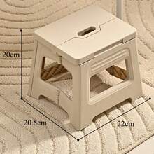 1pc 8-Inch Folding Step Stool - Non-Slip Footstool With Handle, Foldable Foot Stool With Non-Slip Base, Suitable For Home Kitchen, Bathroom, Bedroom, Outdoor Travel, Fishing, Camping, Balcony, Garage, Emergency Guest Stool, Pet Grooming - Small - View 17