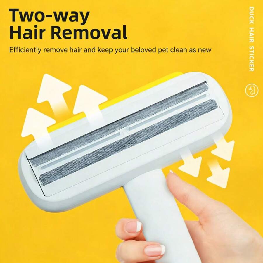 家用除毛器，漂浮式毛发去除刷，猫狗宠物毛发去除刷 - 小鴨子除毛刷 - 查看 1