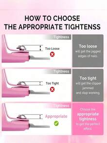 Nail Clippers,Pink False Nail Tip Cutter,Adjustable Nail Clippers,Acrylic Nail Cutter With 15PCS Magnet,Violet Red Premium Adjustable Nail Clippers With Magnets Sizers For Acrylic Nails,Stainless Steel Nail Cutter Trimmer For Artificial Fake False Tips,Manicure Sharp Blade Clip Tool For Salon Beauty,Metal Premium Nail Clippers With Magnets Sizers For Acrylic Nails - Hồng - Xem 7