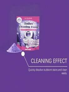 Polvo de limpieza para inodoro Jaysuing, limpiador de baño para manchas y olores, polvo de limpieza de inodoro con fragancia para uso doméstico - En polvo - Ver 5