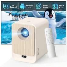 AOC Proyector 1080P Full HD Totalmente Sellado, Native 1080p y soporte 4K, 9000 Lúmenes, Auto Focus, Android 12.0, WiFi6 y BT 5.0, Pantalla 250", Entradas para Teléfono/PC/HDMI/USB, Portátil para Uso Doméstico y al Aire Libre - Champán - Ver 10