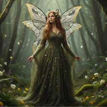 Butterfly Wing For Women, Double Layered Glitter Cutout Sheer Fairy Wings Halloween Cosplay Supplies - Black - View 4