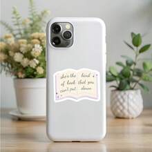 50张粉色阅读贴纸，可爱卡通剪贴簿美学贴纸套装，趣味书籍贴纸，书籍主题贴纸，头盔贴纸，越野摩托车贴纸，乙烯基防水贴纸，适用于水瓶、电脑、笔记本电脑、手机、行李箱、笔记本、冰箱等。 - 彩色 - 查看 8