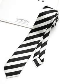 1pc Skinny Necktie, Suitable For Casual, Street, School, Daily Wear, Party, Gift - Multicolor - View 18