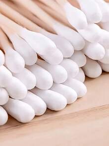 Wholesale 2000/1000pcs Unscented Cotton Wooden Stick, Makeup Swabs, Double-Headed, Removal & Cleaning Ear Cotton Swabs - A - View 9