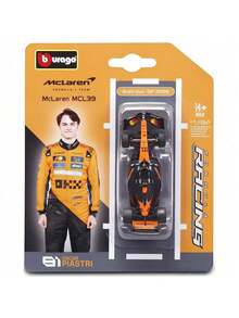 2025新款 1:64比例 Bburago 2025 F1 合金車模 -  SF25/Red Bull RB21/ W16 E Performance/ MCL39 合金賽車模型 完美收藏品 節日生日禮物 - 彩色 - 查看 3