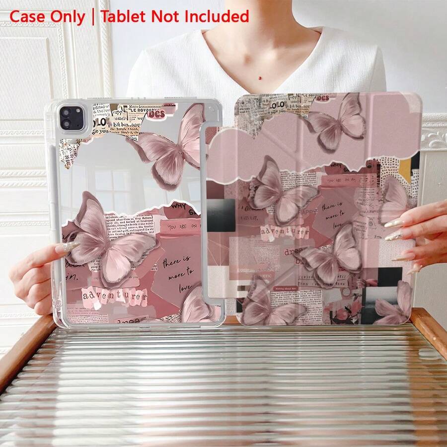 1pc 3+Y Fold Multi-Angle Magnetic Stand Tablet Case With Pen Slot & Auto Sleep/Wake Protective Cover, Compatible With IPad PRO/AIR, Compatible With SAMSUNG,Compatible With XIAOMI Pad 5/6/7 - Multicolor - View 1