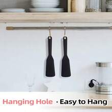 Silicone Baking Spatula With Flat Bottom Design, Suitable For Cooking Cookies, Baking, Mini Non-Stick Pans, Frying Eggs, Pancakes, Mini Food Pots, Small Frying Pans - Multicolor - View 3