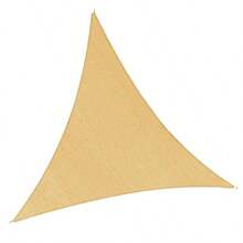 Mái che nắng hình tam giác, chống thấm nước, chắn tia UV, thích hợp cho sân hiên, vườn, sân sau, mái che nắng cho xe hơi. - Xám 5.*5.*5.M - Xem 14